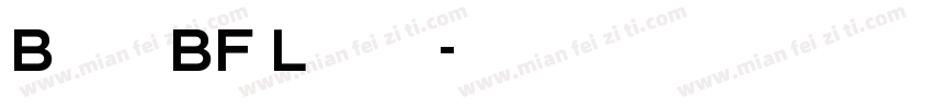 Bonn BF Light字体转换